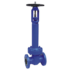 Cast steel corrugated pipe gate valve